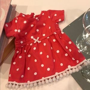 Carters Baby Dress with Pompoms